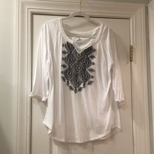 Miracle body Embroidered Boho Top
